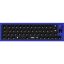 Keychron Q9 Swappable RGB Backlight Knob ISO USB gaming billentyűzet barebone kék