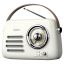 Savio RS-02 Portable Radio White