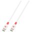 SKROSS USB-C to USB-C fast charger cable 1,2m White