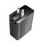 Logilink USB socket travel adapter for QC 3 18W Black