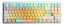 Aula F87 Pro V2 Gasket Gaming Wireless Bluetooth Mechanical Keyboard White/Orange US