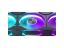 Ventilátor PHANTEKS D30 PWM reverse Airflow D-RGB L 12cm, Fekete