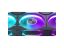 Ventilátor PHANTEKS D30 PWM Regular Airflow D-RGB L 12cm, Fekete