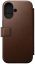 Nomad Modern Leather Folio iPhone 16 Brown