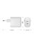 dbramante1928 re-charge Pro EU Wall Charger 2x USB-C 30W White