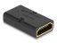 DeLock HDMI Adapter female to female 8K 60Hz metal Black