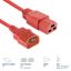 ACT Powercord C14 male- C21 famale 1m Red