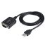Startech USB-A to RS232 1m Black
