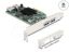 DeLock PCI Express x4 Card to 2xExternal USB 5Gbps Type-A + 2xInternal USB 5Gbps Type-A Dual Channel Low Profile Form Factor