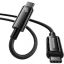 Baseus Tungsten Gold USB-C - USB-C 240W Cable 1m Black