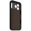 Decoded AntiMicrobial Silicone Backcover for iPhone 17 Pro Max Phantom Black