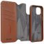Decoded iPhone 15 Plus Case Leather Detachable Wallet Tan