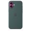 Apple iPhone 16 Plus Silicone Case with MagSafe Lake Green (Seasonal)