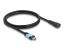 DeLock High Speed HDMI extension cable 48 Gbps 8K 60 Hz 1m Black
