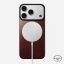Nomad Magnetic Leather Back (Horween) for iPhone 18 Pro/17 Pro Burgundy
