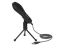 DeLock USB Condenser Microphone with Table Stand ideal for gaming Skype and vocals