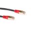 ACT CAT5e F-UTP Patch Cable 10m Black/Red