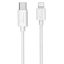 MediaRange Apple Lightning to USB Type-C Charge and Sync Cable 1m White