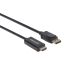 Manhattan 4K@60Hz DisplayPort 1.2 to HDMI 1.2 male/male Cable 1m Black