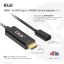 Club3D HDMI to USB Type-C adapter cable Black