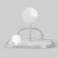 Zens 4-1 Wireless Charger White/Silver