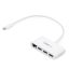 Startech 3-Port USB-C Hub with Gigabit Ethernet White