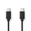 Nedis USB-C to USB-C USB Cable 1m Black