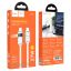 Hoco U137 USB-C to Lightning charging data cable with display 1,2m White