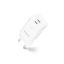 Dicota 2-port GaN Wall Charger (65W) White