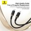 Baseus Dura Series 100W Type-C to Type-C Fast Charging cable 1m Gold Black