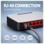 AXAGON ADE-CM15 USB-C Gigabit Ethernet adapter with integrated CAT6 RJ-45 network cable 1,5m Black