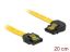 DeLock SATA 6 Gb/s Cable straight to left angled 20cm yellow
