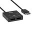 Club3D DisplayPort 2-in-1 Bi-directional Switch 8K