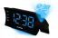Blaupunkt CRP81USB Clock radio with projection and USB charging Black