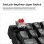 Keychron K4 Ultra 8K Bluetooth / vezeték nélküli magyar Apex Red mechanikus billentyűzet fekete