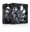 Noctua NF-A12x25 G2 PWM Sx2-PP chromax.black Black