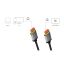 Logilink HDMI A/M to A/M 8K/60 Hz aluminium cable 2m Black
