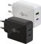 USB hálózati gyorstöltő 2XUSB-C 3.1 36W, fehér GOOBAY (61758)