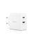 Lenovo Dual USB-C 65W GaN Charger White