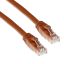 ACT CAT6 U-UTP Patch Cable 1m Brown