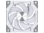 Ventilátor PHANTEKS D30 PWM reverse Airflow D-RGB L 12cm, 3 darabos Fehér