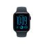 Apple Watch SE3 v2 Cellular 40mm Midnight Aluminium Case with Navy Blue Sport Band - M/L