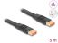 DeLock DisplayPort Flat Ribbon Cable 8K 60Hz 5m Black
