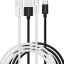 Verbatim Essentials Sync & Charge USB-A to USB-C 18W cables 1m 2/pack Black/White