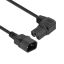 ACT Powercord C14 - C15 (angled right) 1,2m Black