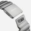 Nomad Stratos Band FKM for AW 45/46/49mm Natural Titanium Icy Blue Glow