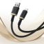 Baseus Dura Series 2.4A USB to Lightning Fast Charging cable 1m Black Gold