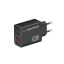 Esperanza EZC106K Quick Power Charger 42W USB-C PD 30W / 2xUSB-A 12W Black