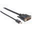 Manhattan Mini DisplayPort 1.2a to DVI Cable 1,8m Black