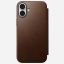 Nomad Modern Leather Folio for iPhone 16 Plus Brown